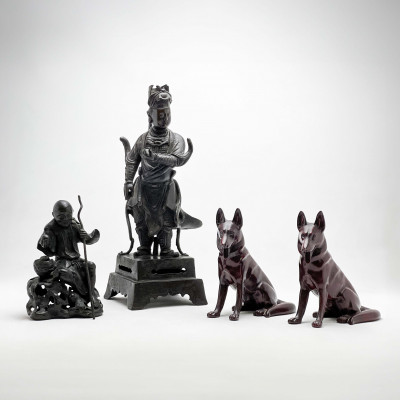 Chinese - Metal Sculptures, Group of 5