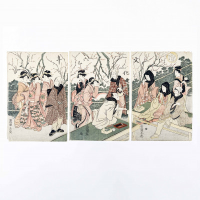 Image for Lot Utagawa Toyokuni - Woodcut Prints, Group of 3