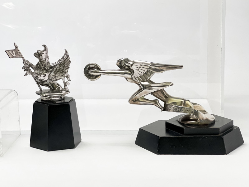Franklin Mint Hood Ornaments, Group of 10