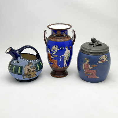 Image for Lot Samuel Alcock and Company - Greek-Revival Vases, Group of 3