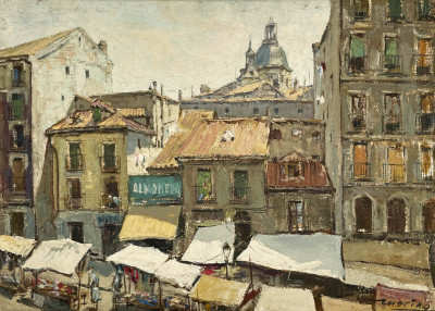 Daniel Merino - Untitled (Market Scene)
