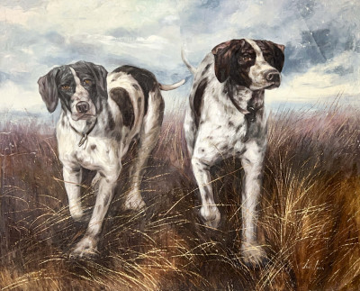 Image for Lot Leon Frias - Pointers in a Field