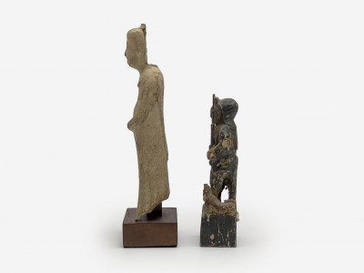 Chinese Statues, Group of 2
