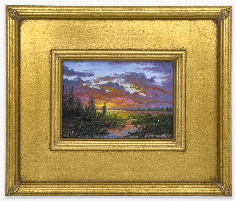 Thomas A. DeDecker  - Lakeside Sunset