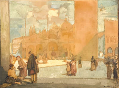 Image for Lot Ettore Caser - Piazza San Marco