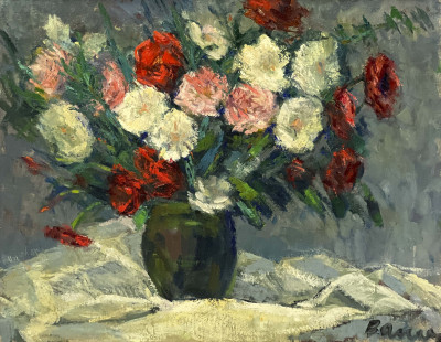 Image for Lot Albert Bela Bauer - Still Life with Roses