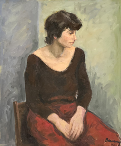 Image for Lot Albert Bela Bauer - Portrait of a Woman