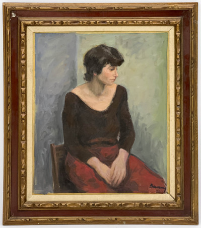 Albert Bela Bauer - Portrait of a Woman