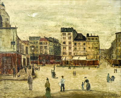 Image for Lot Raymond Jean Bizet - Paris Street Scene