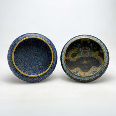 Chinese - Cloisonné Bowls, Group of 2