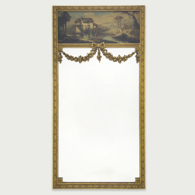 Image for Lot Trumeau Mirror