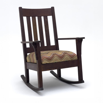 Image for Lot Mission Style Rocker Chair