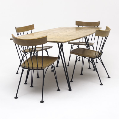 Image for Lot Woodard Furniture Co. - Allegro Dining Set