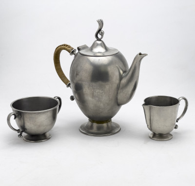 Image for Lot Edvin Ollers - Three-Piece Tea Set