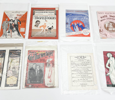 Record and Music Advertising Posters, Group of 15