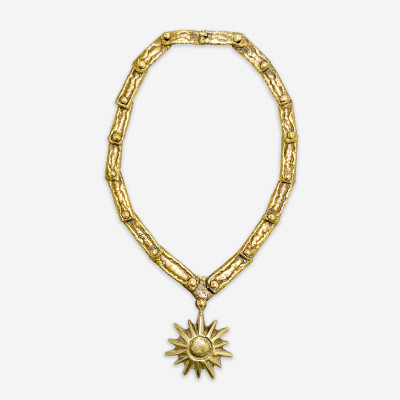 Image for Lot Pál Kepenyes - Necklace with Sun Pendant