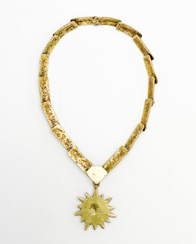 Pál Kepenyes - Necklace with Sun Pendant