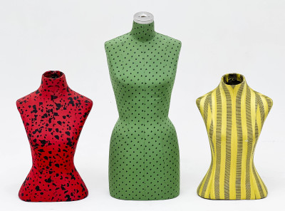3 Geoffrey Beene Vintage Designer Dress Forms