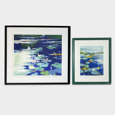 Image for Lot Tadashi Asoma - Water Lilies, Group of 2