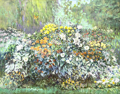 Image for Lot Hazard Durfee - Untitled (Flower Garden)
