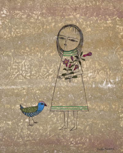 Image for Lot Keiko Minami - Girl with Bird