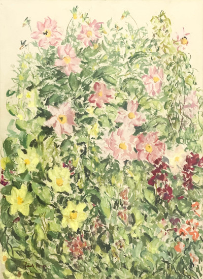 Image for Lot Paul Lucien Maze - Untitled (Floral Garden)