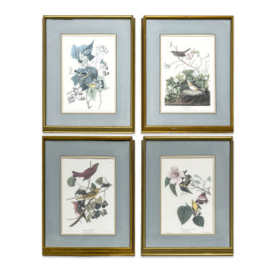 Image for Lot after John James Audubon - Warblers and other Birds, Group of 4