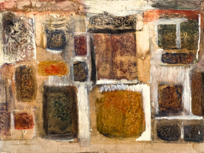 Martha McKay, Untitled (Forms in Brown, Red, and Orange)
