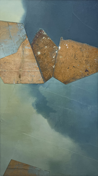 Image for Lot Mark Safan - Untitled (Blue Composition)
