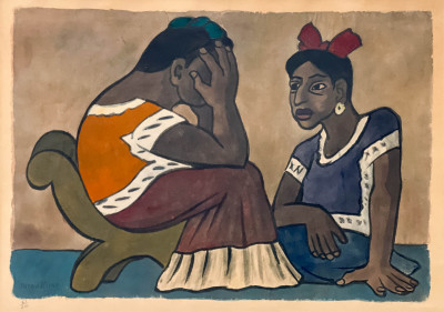 Image for Lot Diego Rivera - Untitled (Mother Grieving)