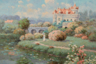 Image for Lot S. Razin - Castle in Spring O/C