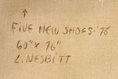 Lowell Nesbitt - Five New Shoes