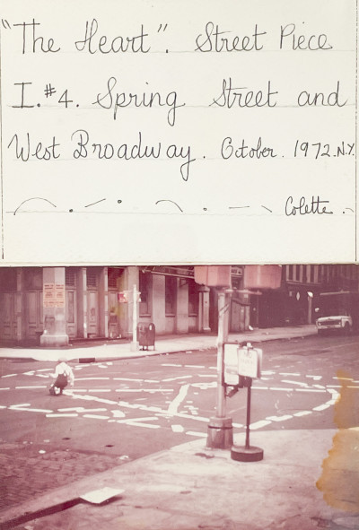 Colette - The Heart, Street Piece I. #4. Spring Street and West Broadway