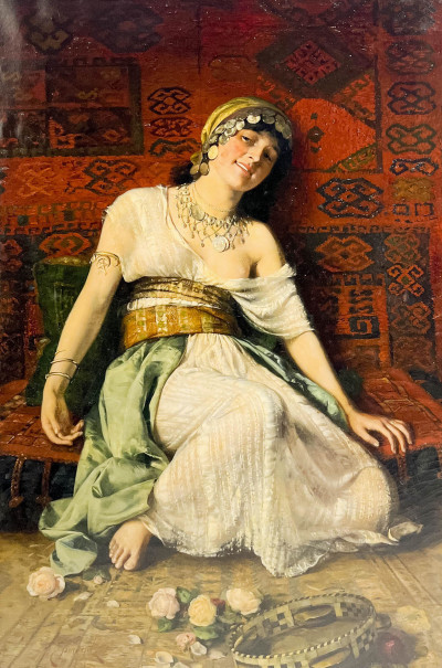 Franciszek Teodor Ejsmond - Portrait of a Seated Woman