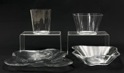 Image for Lot Alvar Aalto &apos;Flower&apos; Dishes, group of 4