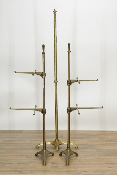 Image for Lot Seigal Cast Brass Adjustable Shelves
