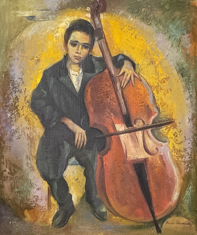 Sandu Liberman - Untitled (Cello Player)