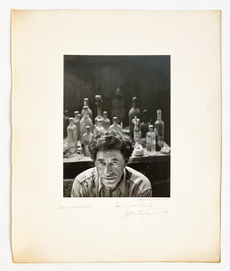 Arnold Newman - Alberto Giacometti, Paris 1954