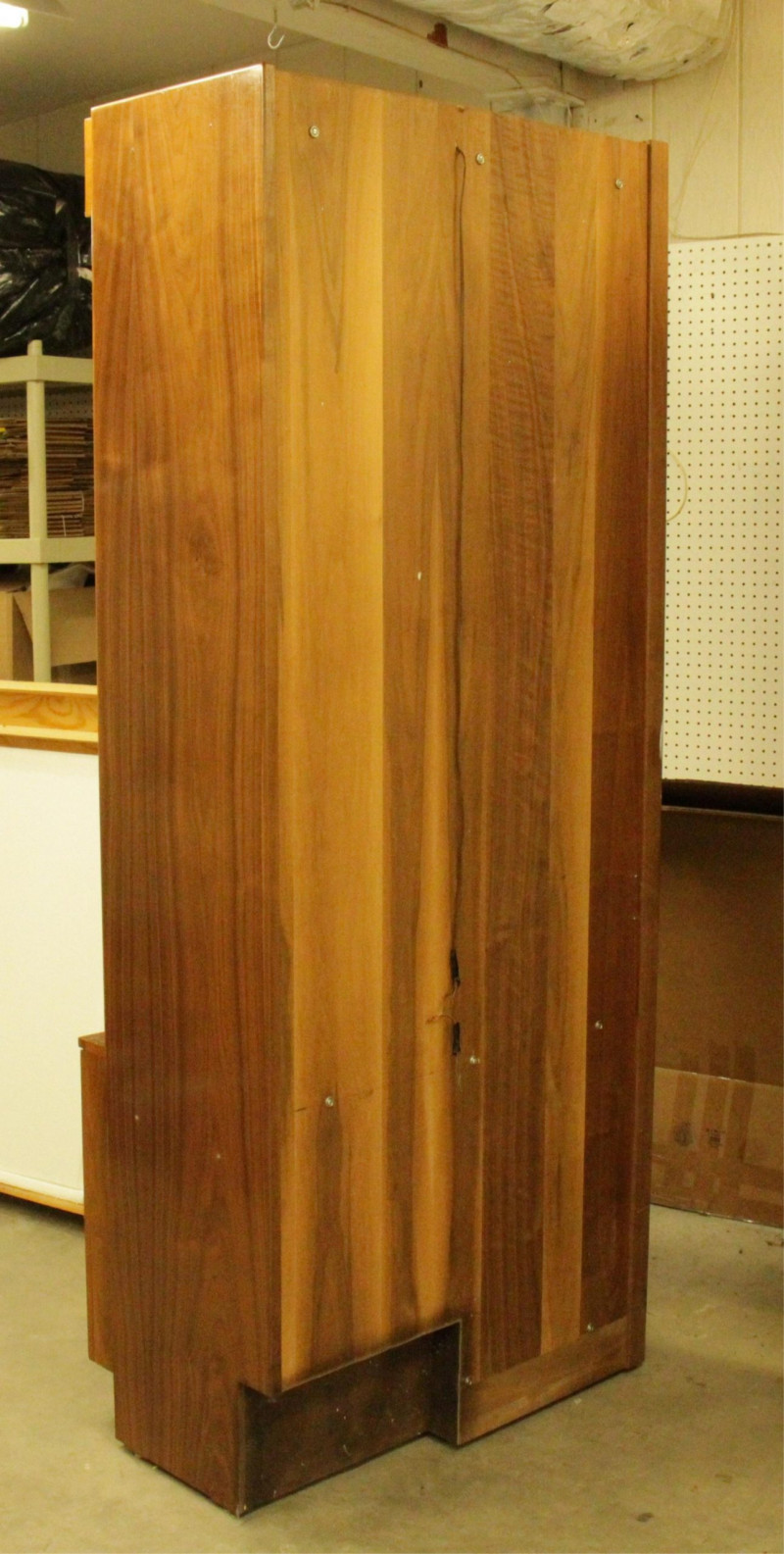 Image 5 of lot 1970s Walnut and Glass Display Cabinet