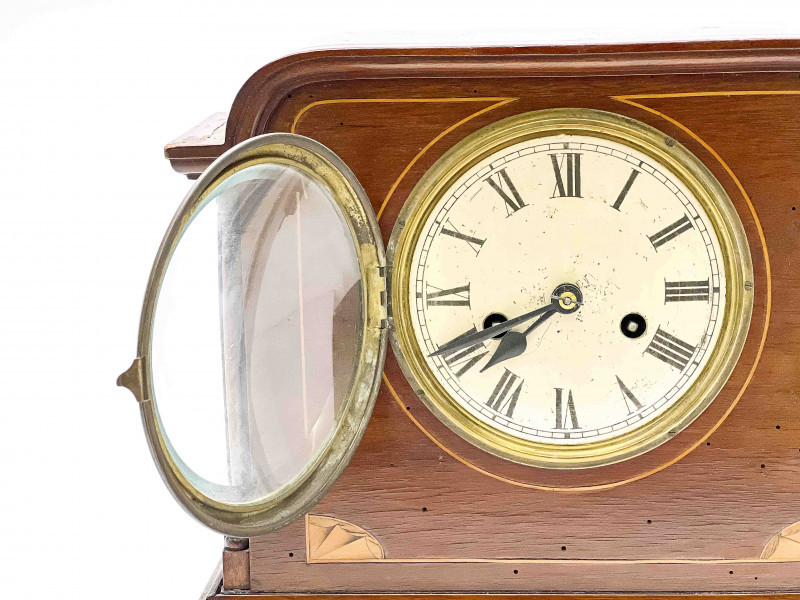 Mahogany Cased Mantel Clock