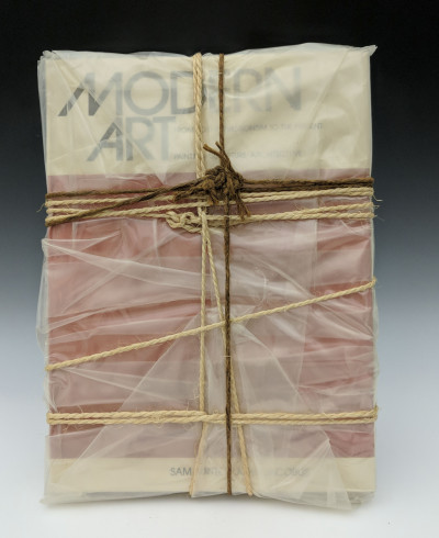 Christo - Wrapped Book (Modern Art )