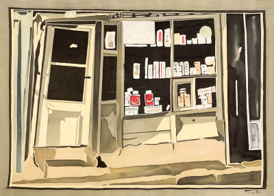Image for Lot Unknown Artist - Untitled (storefront)