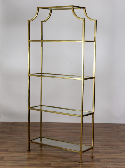 Image 2 of lot 3-Part Brass Patinated Etagere