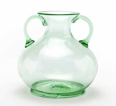 Vittorio Zecchin - Green Soffiato Vase