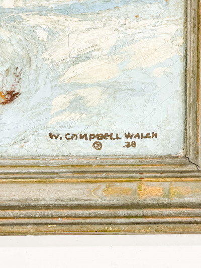 W. Campbell Walsh - From the Artist's Window in Astoria