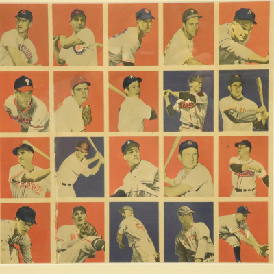 Image 3 of lot 1949 Bowman Baseball Card Uncut Sheet