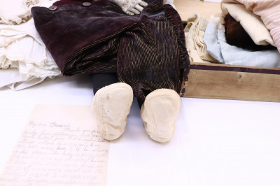 Image 5 of lot 'Geraldine' Doll  Clothing German 19th C