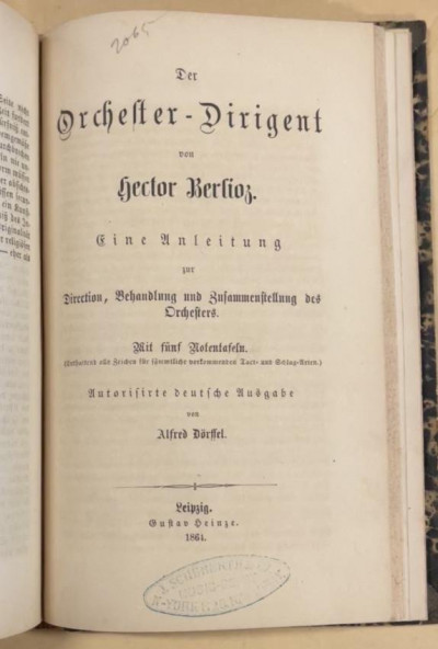Image 7 of lot 19th Century Music Berlioz & Gleich