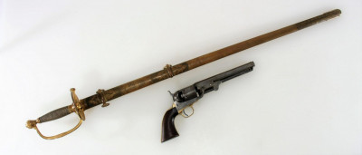 Image for Lot Civil War Union Colonel's Colt 1851 Navy & Sword