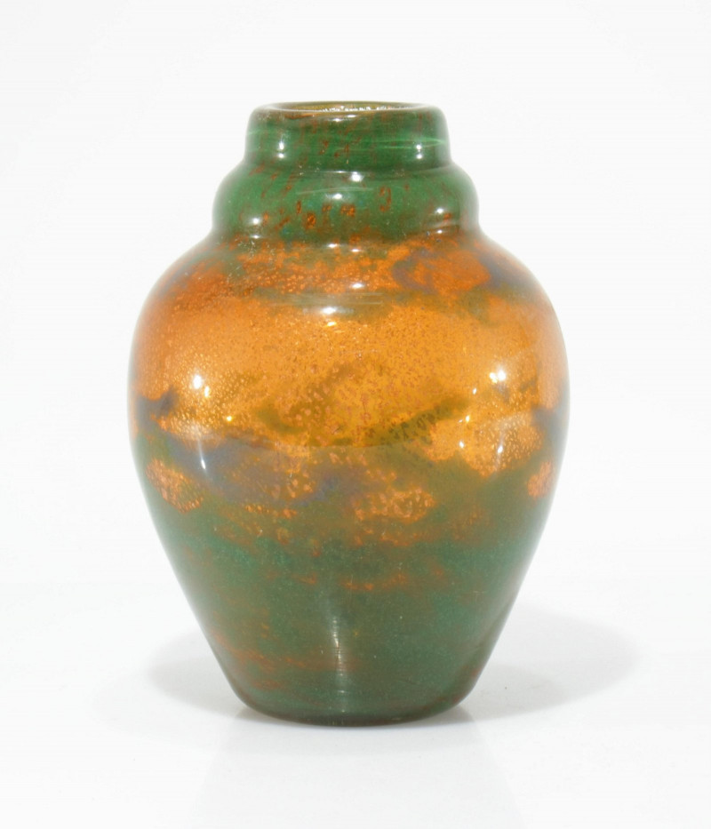 Image 2 of lot 0494: Muller Freres - Art Deco Glass Vase